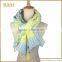 Women Fashion Accessories Light Yellow Graceful Scarves