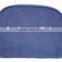 Cheap Dark Blue Polyester Quilted Pouch Style Small Cosmetic Bag with Zipper Distributor