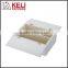 High quality 2 bottles wooden wine box with 2 open door