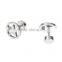 2 Pieces 16G Fake Plugs and Tunnel Star Shaped Cheater Body Piercing Jewelry