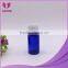 10ml cobalt blue Plastic bottle with white cap for essential oil