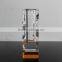 customized crystal glass flower vase