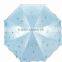 Colorful uv protection Cheapest glue printing stick lady umbrella
