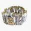 Custom-made China wholesale vintage Owl design stretch inspired bracelets