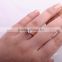 Hot sale Gold plated women jewelry ring fashion heart zircon diamonds rings for wedding/