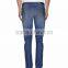 man skinny model style dark wash denim pants JX008