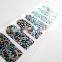 Wholesale coloful beaded nail foil sticker 3d metallic nail art patch factory