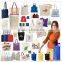 Promotional cheap100% cotton logo printing souvenir shopping bags with handel