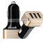 High speed fast car charger led three 3 usb phone qc 2.0 charger promotional for HTC phone