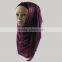 Wholesale Charm Glitter Shimmer Muslim Hijab Islamic Wrap Lady's trendy Scarf Stripe Lurex Scarf