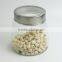 Hot Sale Glass Canister Jar with Metal See-Through Cover