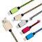 High Speed flat Nylon Braided usb 2.0 micro a male to b female adapter data line