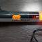 High power dynamo led flashlight with safety hammer for emergency