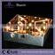 Remote controlled 4 inch bottle/wine/floral vase led centerpiece light base for party/wedding/housing decoration