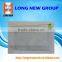 LN PVC transparent green handle zipper bag