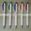 Trending hot products White Solid color barrel 13.9 cm factory plastic pen BPP0012