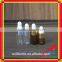 2ml 3ml amber glass dropper bottle samples vial with metal dropper for essential oil packaging empty bottles 062R