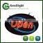Top Value Eye Catching Flashing LED Ice Cream Open Neon Logo Sign