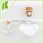 @best quality@ Bulk Lot 500 clear glass bottle charms 55x10mm with cork stopper, wholesale perfume spray wholesale glass bottles