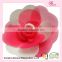 China factory wholesales Rosettes DIY flowers clothing accessries satin silk carnation fabric flower hair accessory