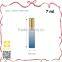 Concise beauty golden cap 7ml empty glass hand pump sprayer
