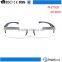 from china wholesale soft material No MOQ half rimless fancy men eye glasses frame