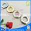 Zinc alloy yelets grommets for hats and brand handbags