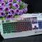 led backlit computer gaming keyboard colored keys