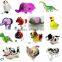 2015 Promotion cartoon animals helium balloon,16 inches printed balloon, Christmas day snowball frozen balloon