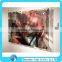 Laser cutting acrylic shapes plexiglass flatbed UV print decoration