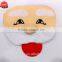 3 pcs Fancy Santa Christmas toilet seat cover and rug bathroom set