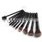 12pcs goat hair professional makeup tools kit blusher make up brushes 2015