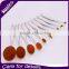 Best Selling 10Pcs Toothbrush Professional Cosmetics Oval Makeup Brush
