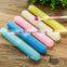 Plastic colorful travel toothbrush box, toothbrush case