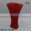 Hot Sale Flower Shaped Red Bohemia Crystal Vase