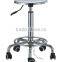 Roung Stool with Wheels and Gas Lift