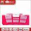 China Large size commercial wholesale new plastic storage basket with handle plastic laundry basket in bulk