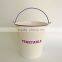 Metal powder caoting laundry basket Clothes bucket