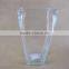 machine made glass vase for Home Decoration / square glass vase