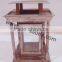 Good quantity colorful metal lantern with clear glass tube inside for home Decorations
