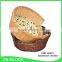 Wicker oval inner cushion wholesale rattan dog bed