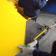 Edge folding ultrasonic welding corrugated plastic box welding machine