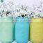 Pink and Purple Painted Mason Jar