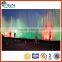Square Landscape outdoor fountain nozzles colorful floating water fountain