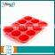 Custom Non-Stick Silicone Fish Shape Hamburger Bun Baking Pan