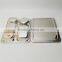 304 Stainless Steel Compartment Lunch Boxes 5 Compartment Dinner Plates