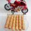 Yummy Egg Roll Cream Biscuit ,Motorcycle Toy
