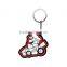 Newest Fashion Silicon Keychain Soft 3D Pvc Keychain Rubber Keychain