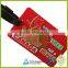 Wholeslae custom pvc rubber luggage tag & strap