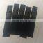 High quality customized black birthday ribbon rolled with golden logo